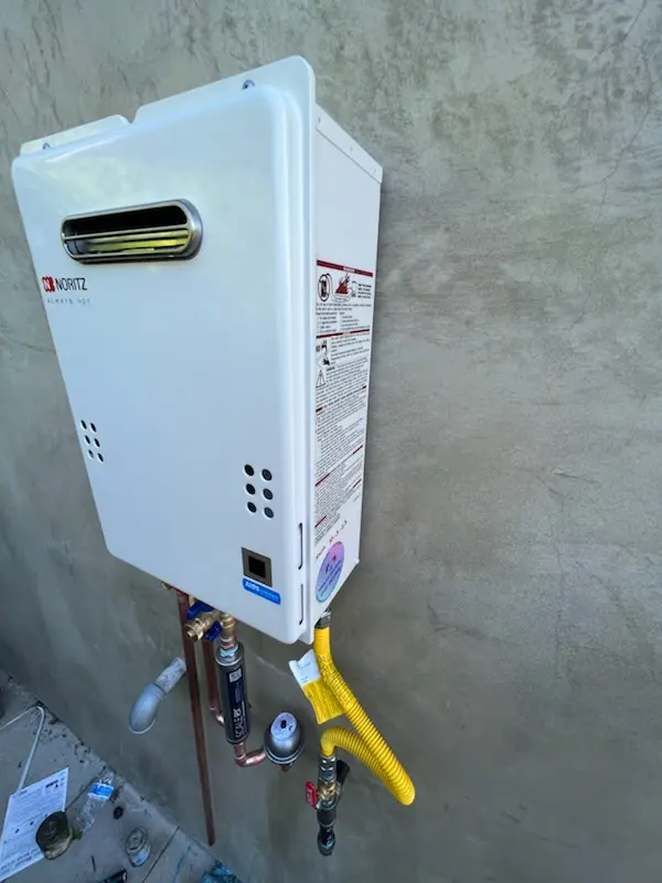 Tankless water heater installation for Baileyville homes
